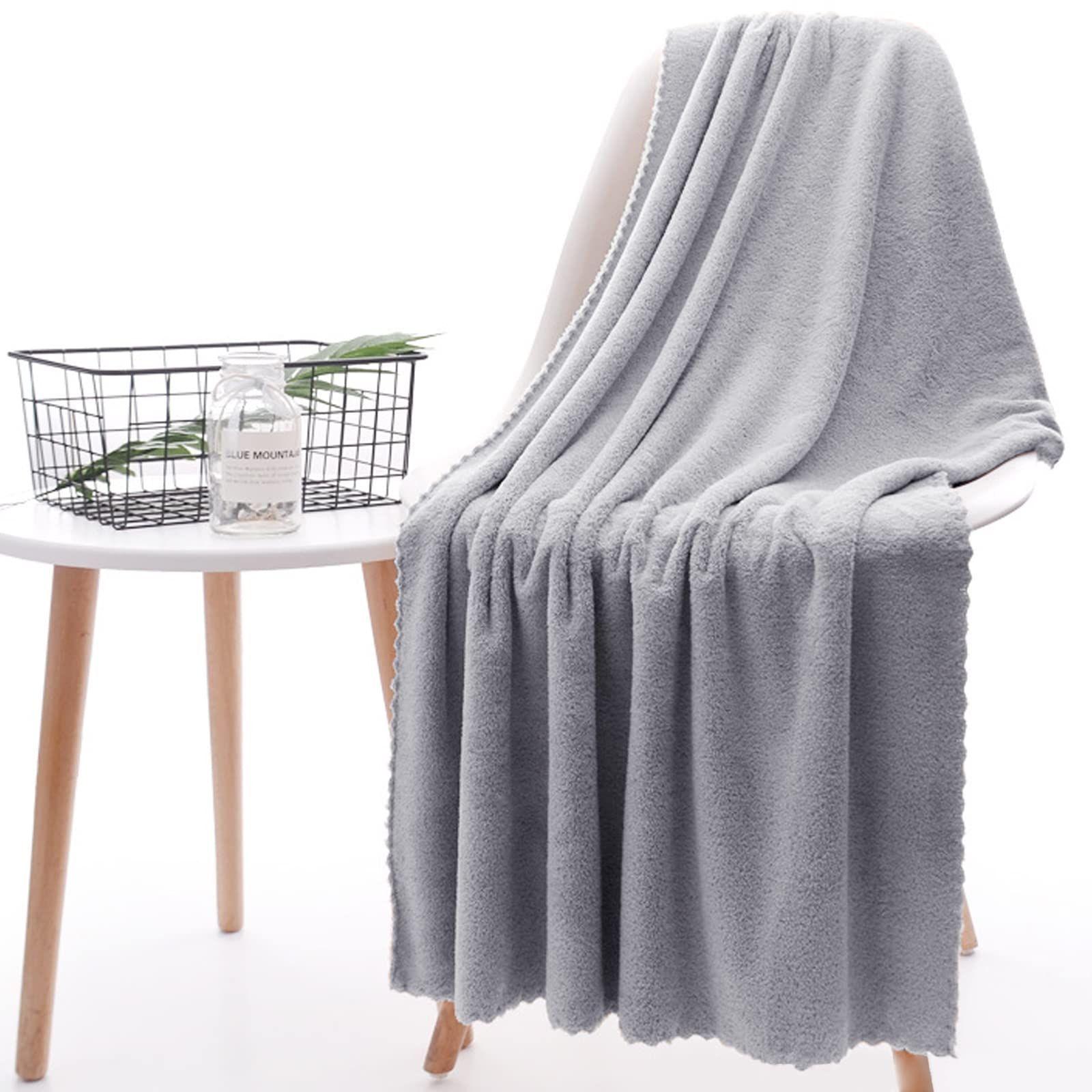 新品 バスタオル 超大判 マイクロファイバー Junerose 2枚セット90