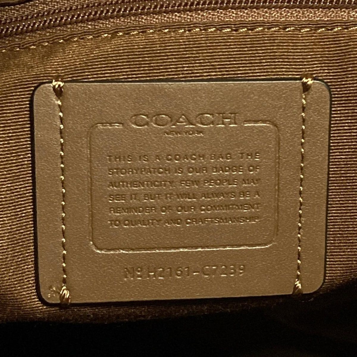 C7239 カーキ×ダークブラウン