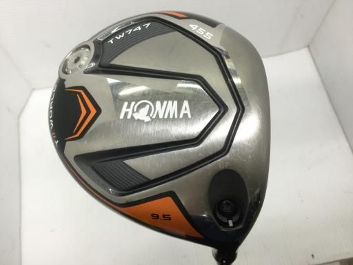 本間ゴルフ TOUR WORLD TW747 455 9.5° ドライバー DR VIZARD FD-6 フレックスS メンズ 男性用 右利き 右用 Cランク ゴルフクラブ