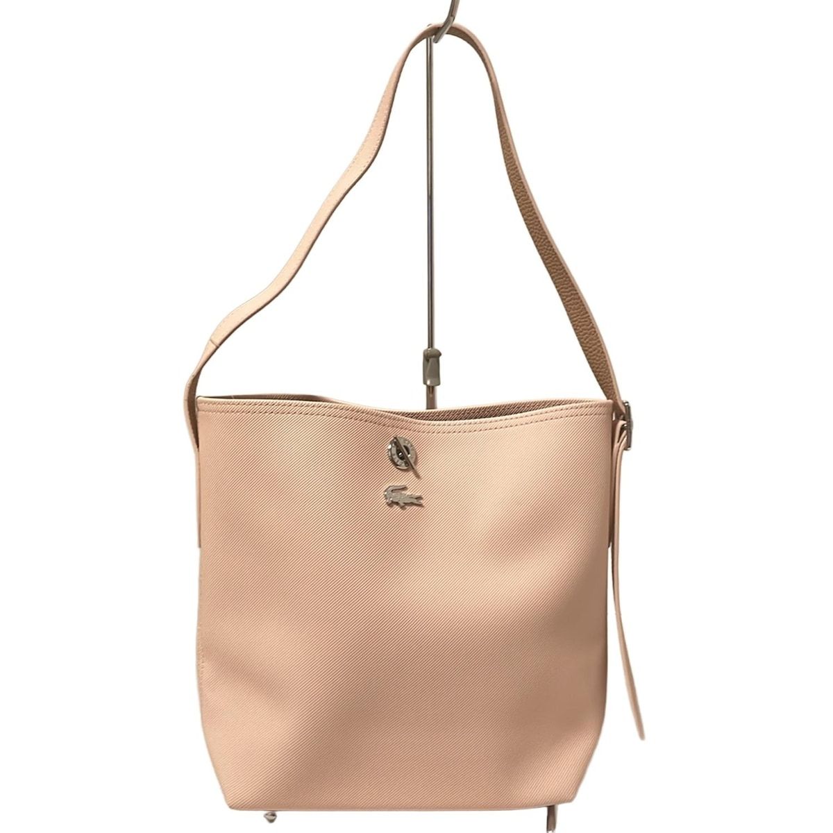 Lacoste ラコステ ショルダーバッグ - ライトピンク