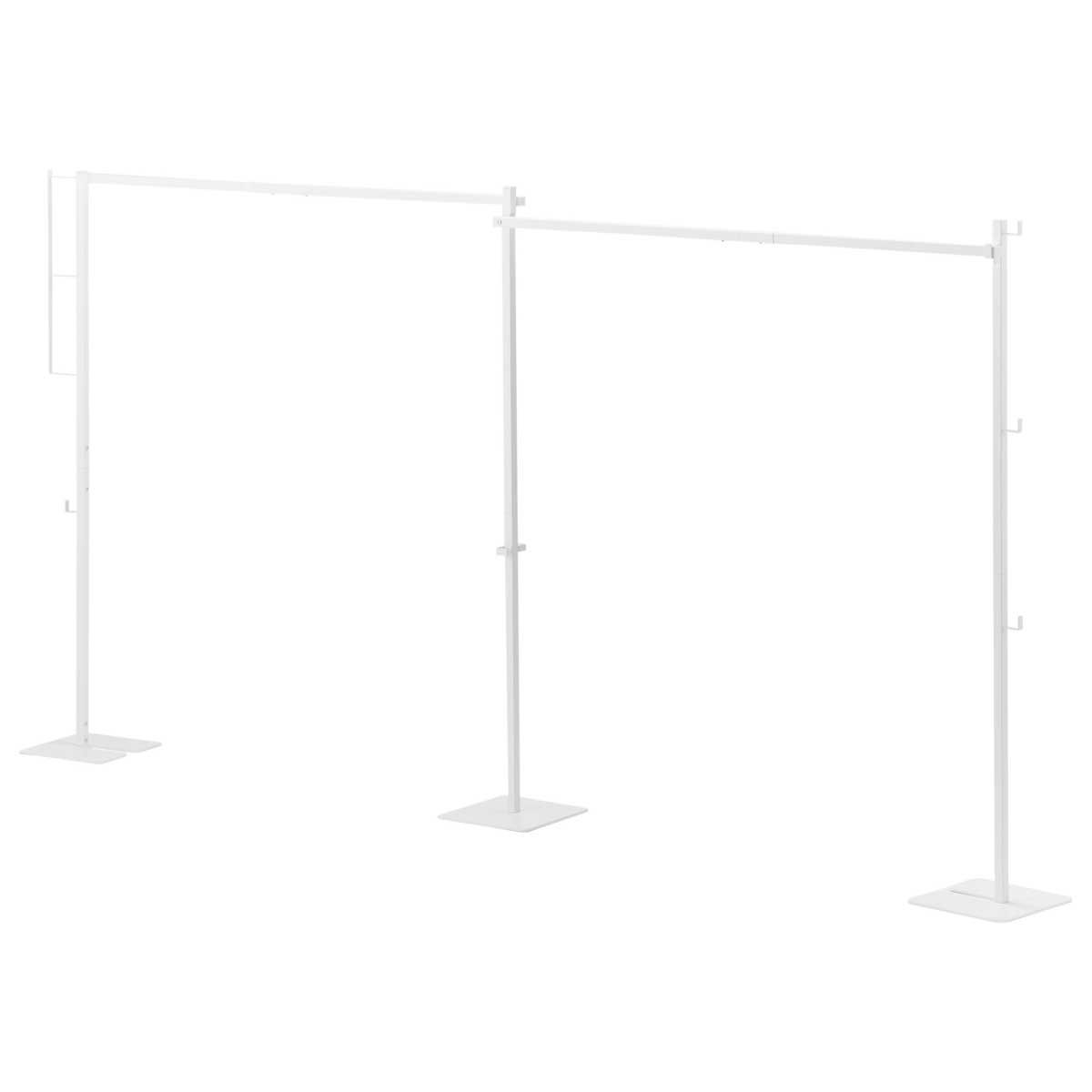 室内物干し 折りたたみ コンパクト収納 山崎実業 tower タワー 折り畳み室内物干し 2連 10266 ホワイト SPORTUS 沖縄