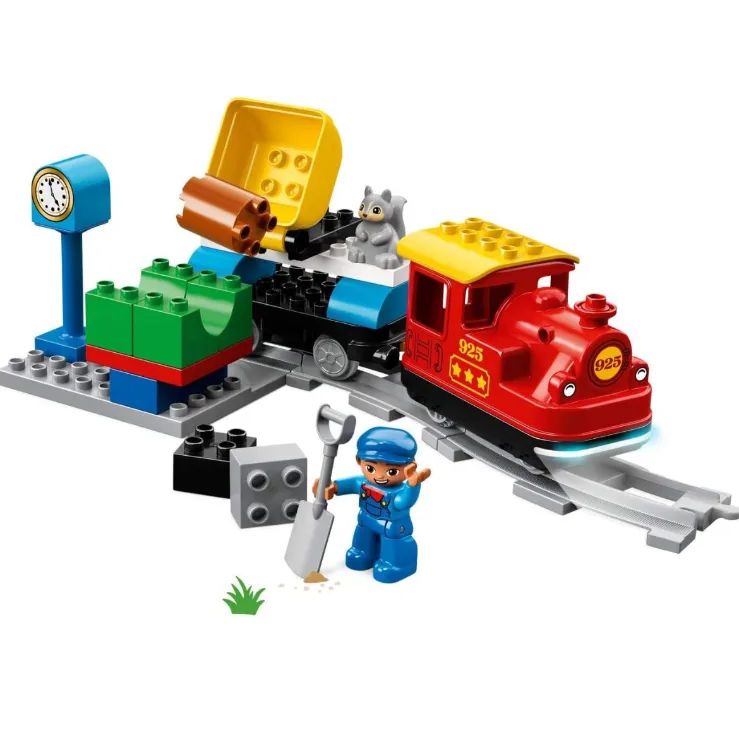 レゴ LEGO デュプロ キミが車掌さん! おしてGO機関車 おもちゃ 玩具 プレゼント ブロック 知育 男の子 女の子 子供 1歳半 2歳 5歳 幼児 電車 乗り物 街づくり 10874