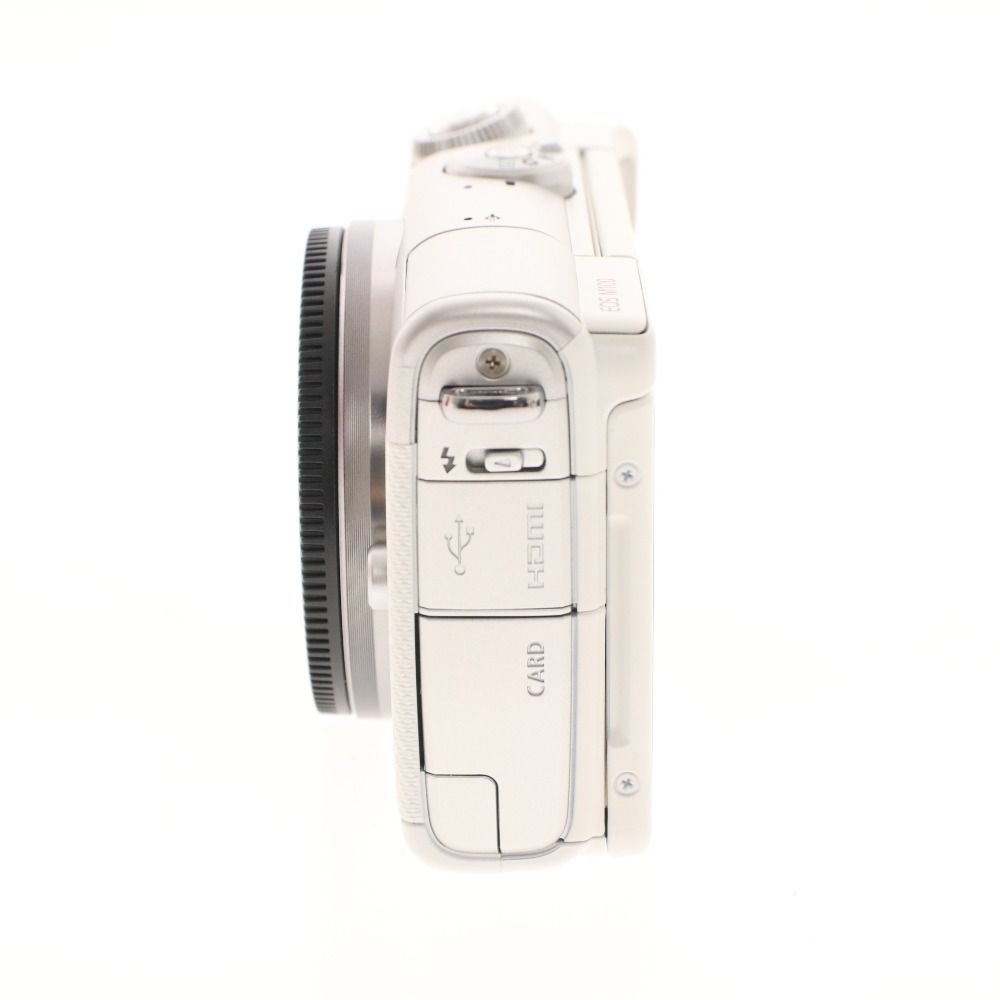 □ キヤノン EOS M100 ボディ ミラーレス 一眼カメラ ホワイト 通電