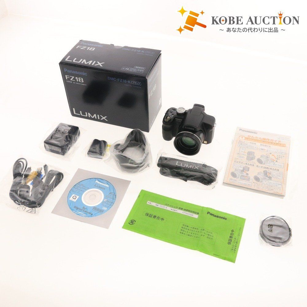 パナソニック ルミックス FZ18 カメラ コンパクトデジタルカメラ 1 2.8-4.2 4.6-82.8 通電 済み 付き