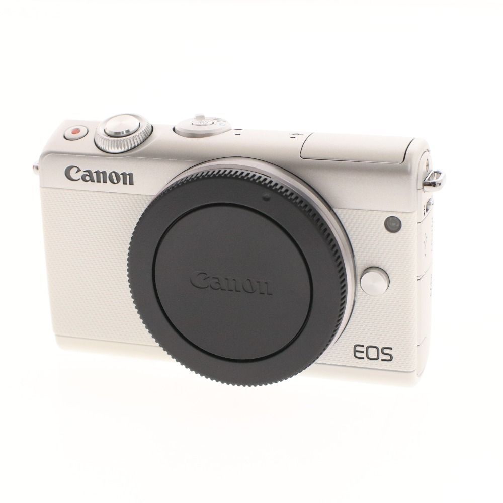 □ キヤノン EOS M100 ボディ ミラーレス 一眼カメラ ホワイト 通電