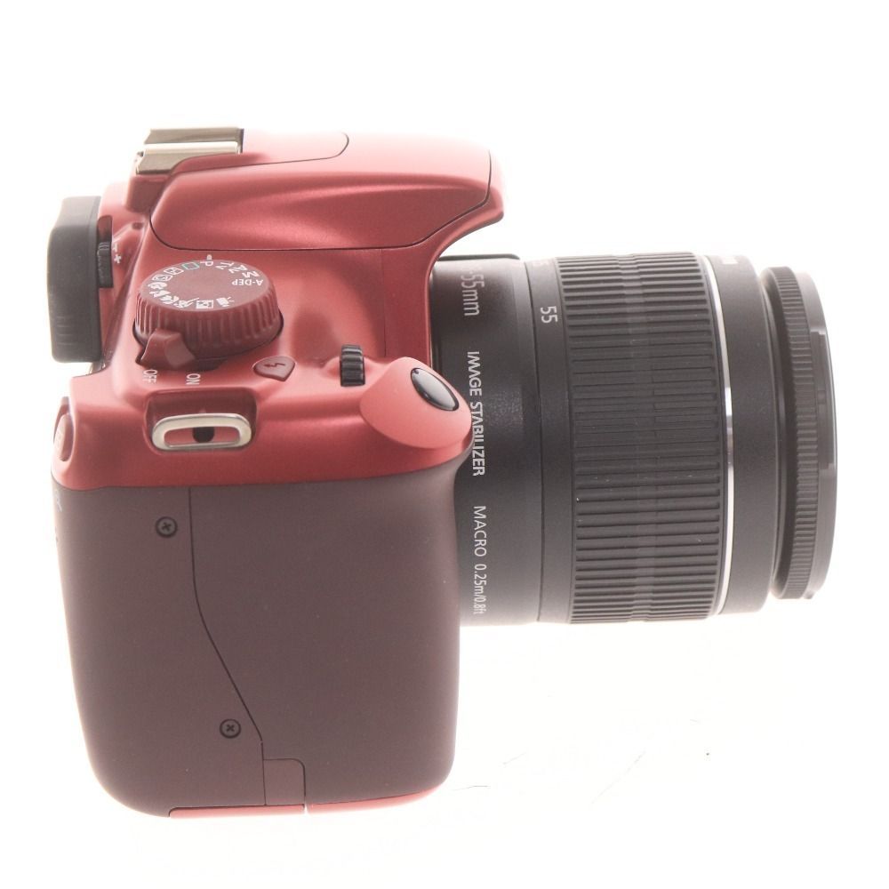 Canon EOS Kiss X50 レッド 一眼レフカメラ レンズ付き 少訳有 【公式