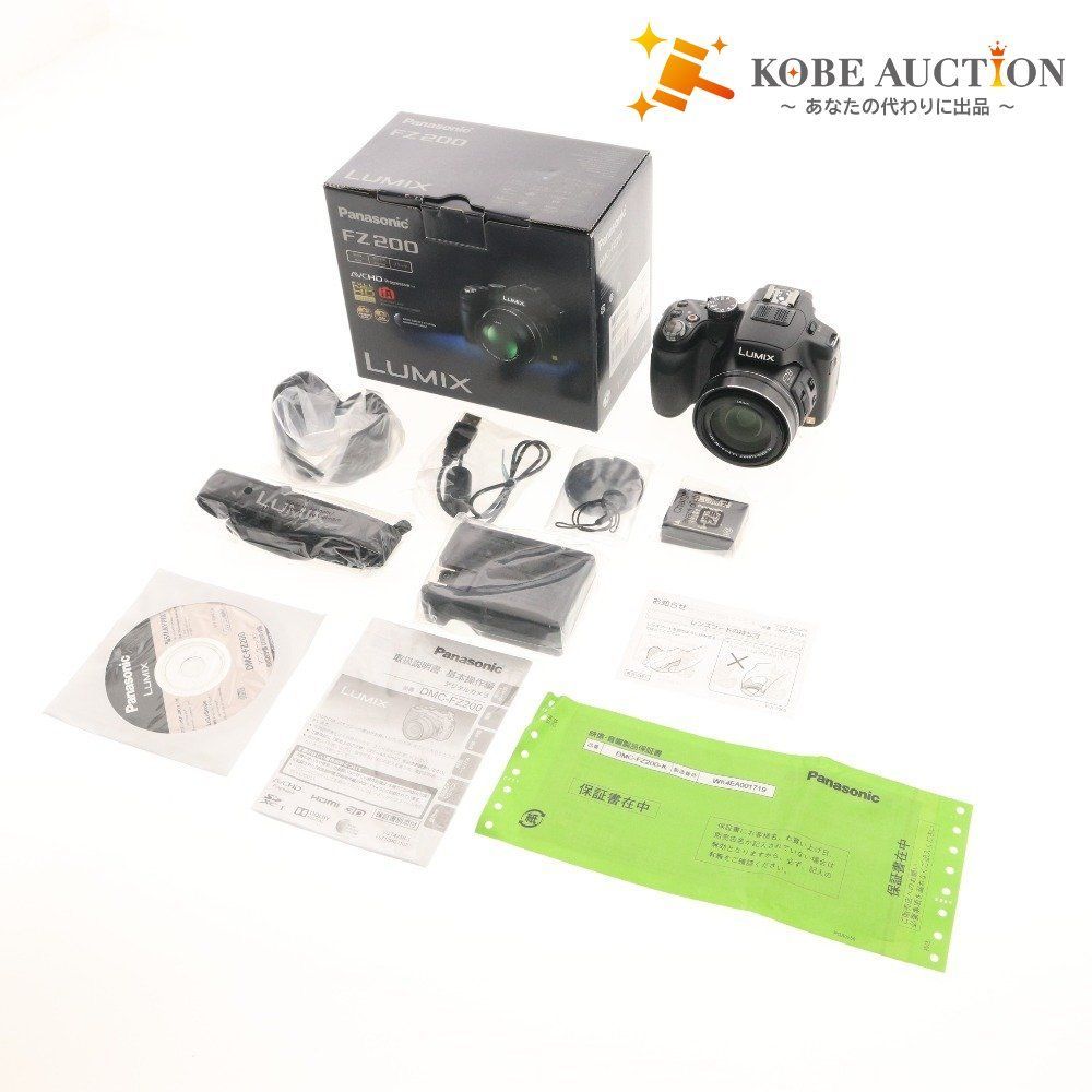 パナソニック ルミックス FZ200 カメラ コンパクトデジタルカメラ 通電 済み 付き