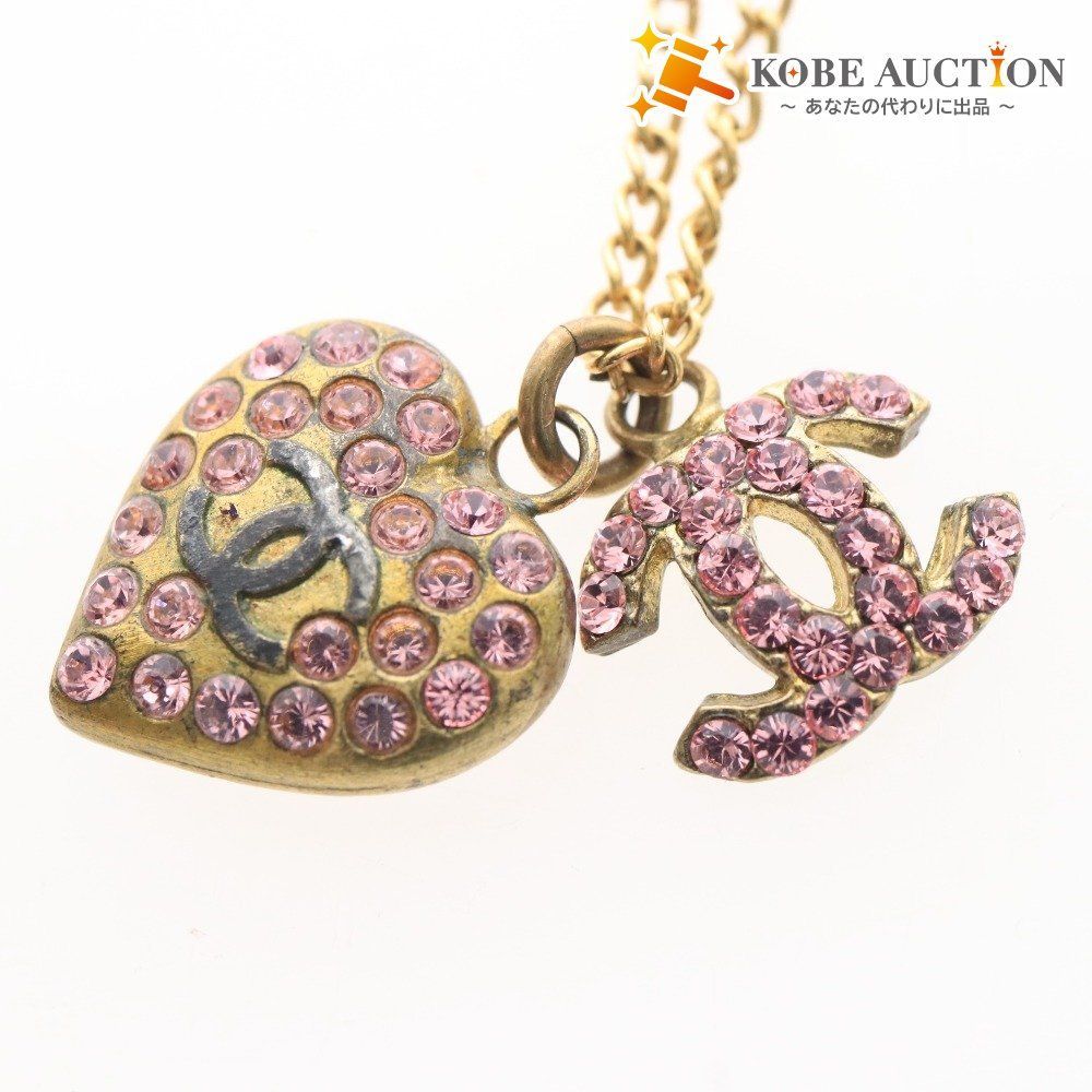 □ CHANEL シャネル ネックレス アクセサリー 02P ココマーク ハート