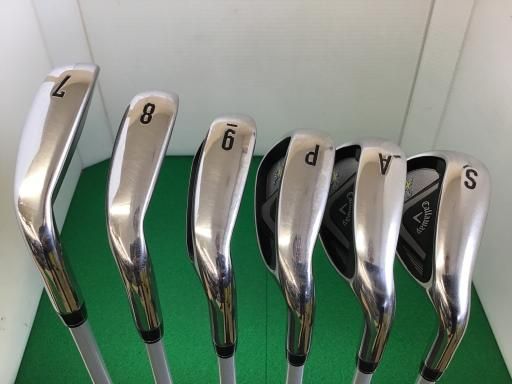 キャロウェイ X2 HOT 8S レディース アイアンセット IR X2 HOT アイアン フレックスL レディース 女性用 右利き 右用 Cランク ゴルフクラブ