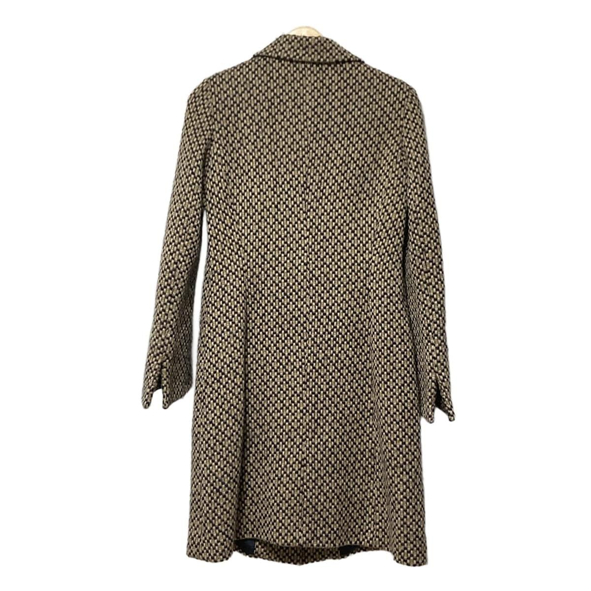 TOMORROWLAND トゥモローランド コート サイズ38 M レディース - ベージュ×ダークネイビー×ブラウン 長袖 秋 冬