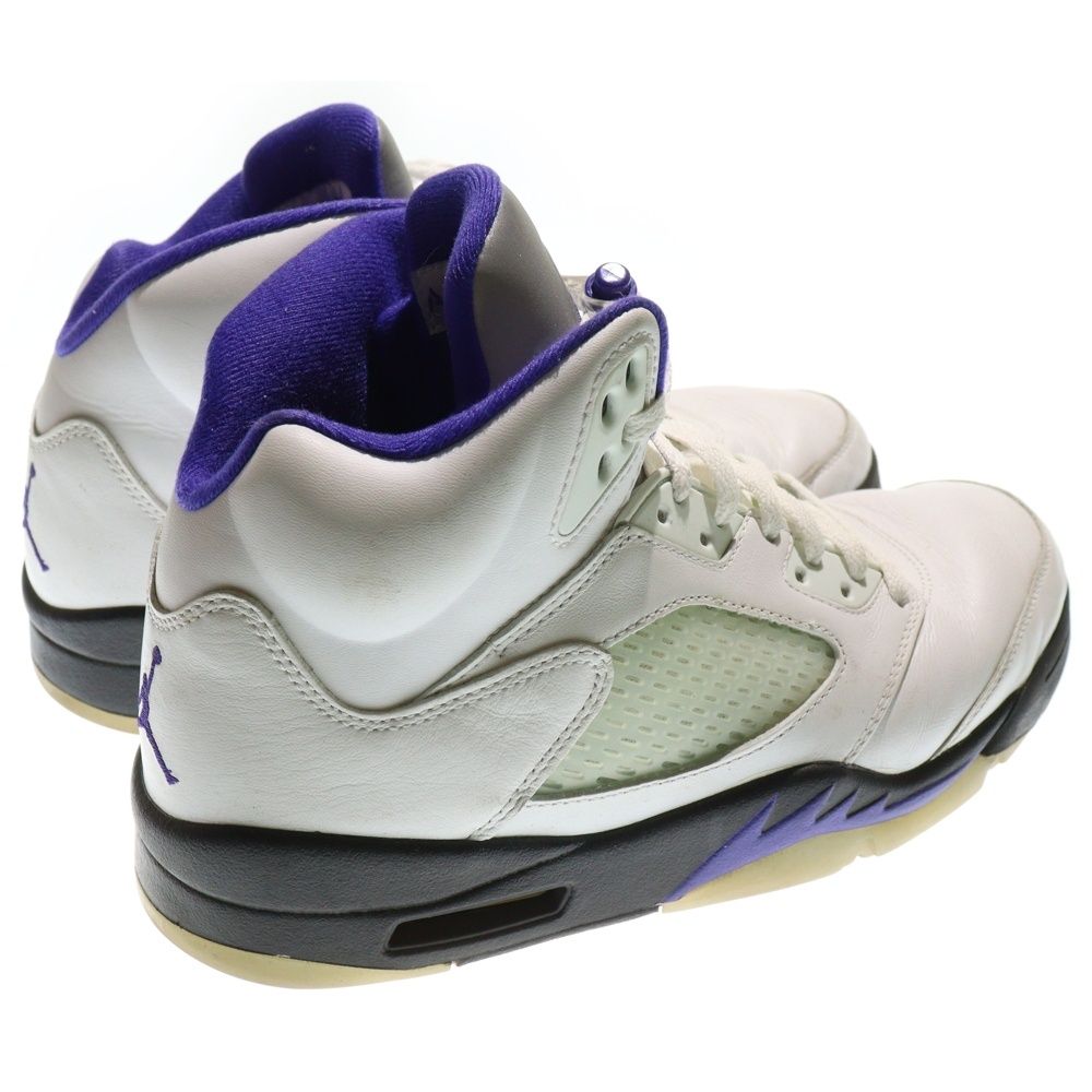 NIKE ナイキ Air Jordan 5 Dark Concord エアジョーダン5 ダークコンコルド ハイカットスニーカー ホワイト パープル US 9.5 27.5 cm DD 0587-141