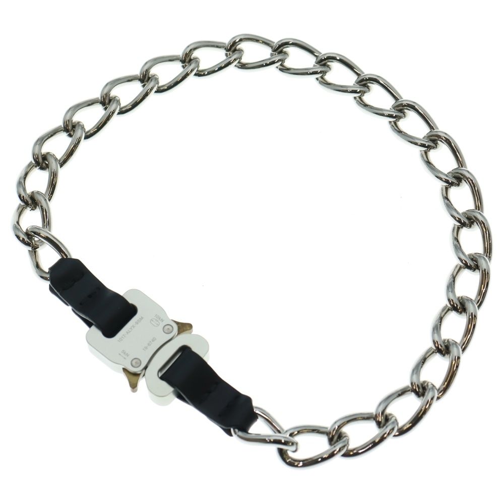 1017 ALYX 9SM アリクス CHAIN NECKLACE コブラバックル チェーン ネックレス シルバー AAUJW0003OT01