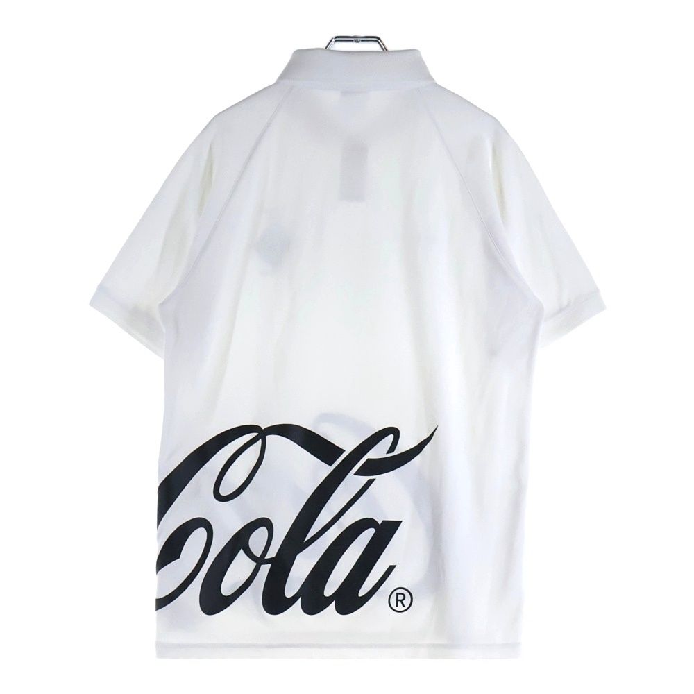 F.C.R.B. F.C.Real Bristol FCRB エフシーアールビー エフシー ルブリストル 20SS COCA-COLA POLO コカコーラ 半袖ポロシャツ ホワイト FCRB-200027