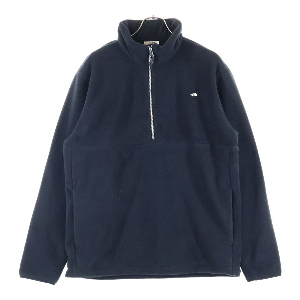 THE NORTH FACE ザノースフェイス COMFY FLEECE ANORAK コンフィフリース アノラック ハーフジップ プルオーバージャケット ブラック NA4FQ50J