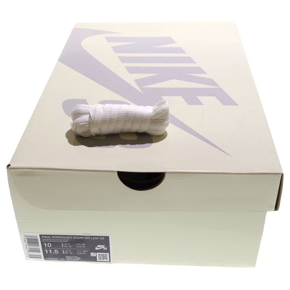  NIKE SB ナイキエスビー P-ROD 1 RETRO WHITE AND BLACK ピーロッド1 レトロ ローカットスニーカー ホワイト ブラック US 10 28 cm HQ 6828-100 スニーカー 靴