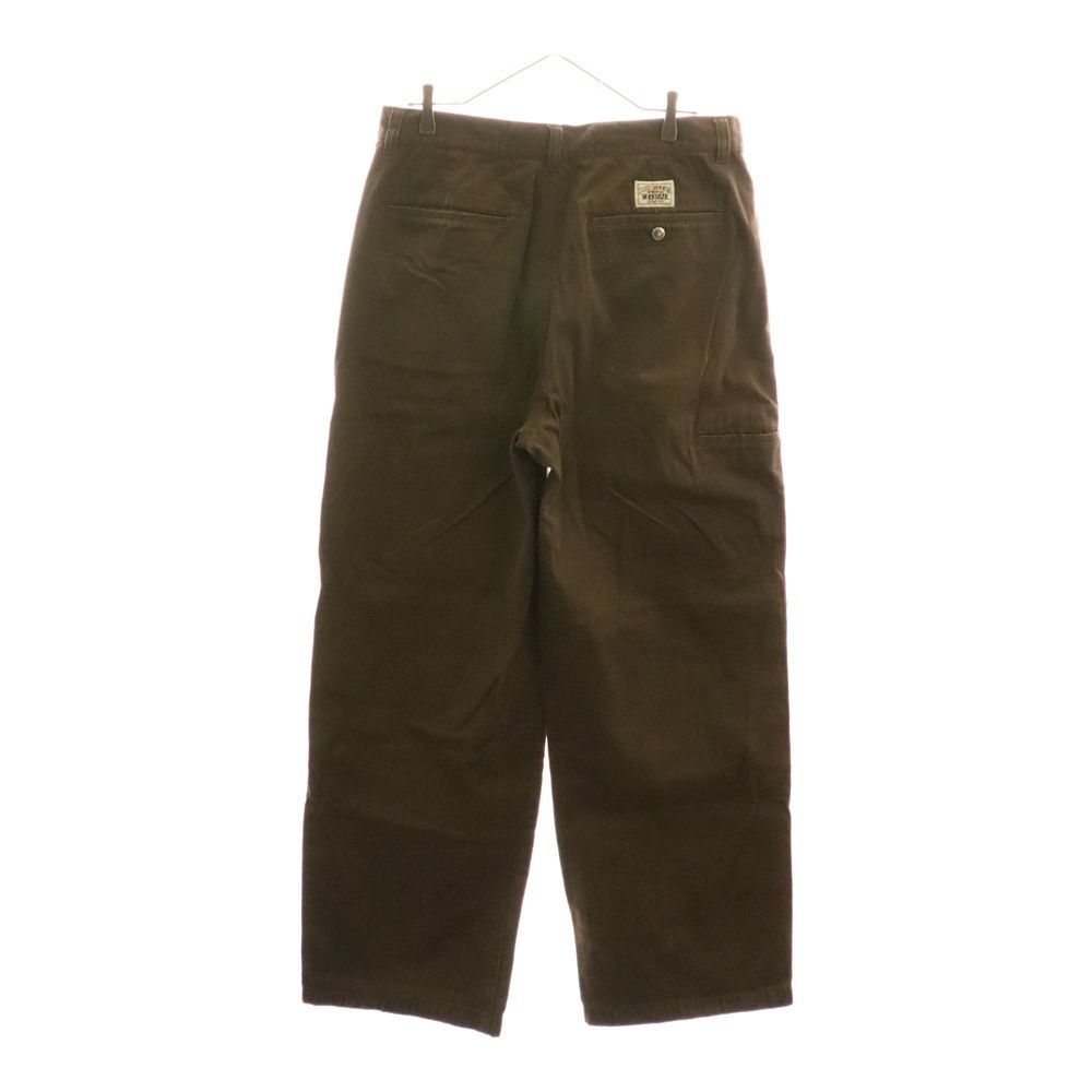 STUSSY ステューシー Twill Workgear Trouser Chino Work Pants ツイル トラウザー ワーク チノパンツ ブラウン 116625