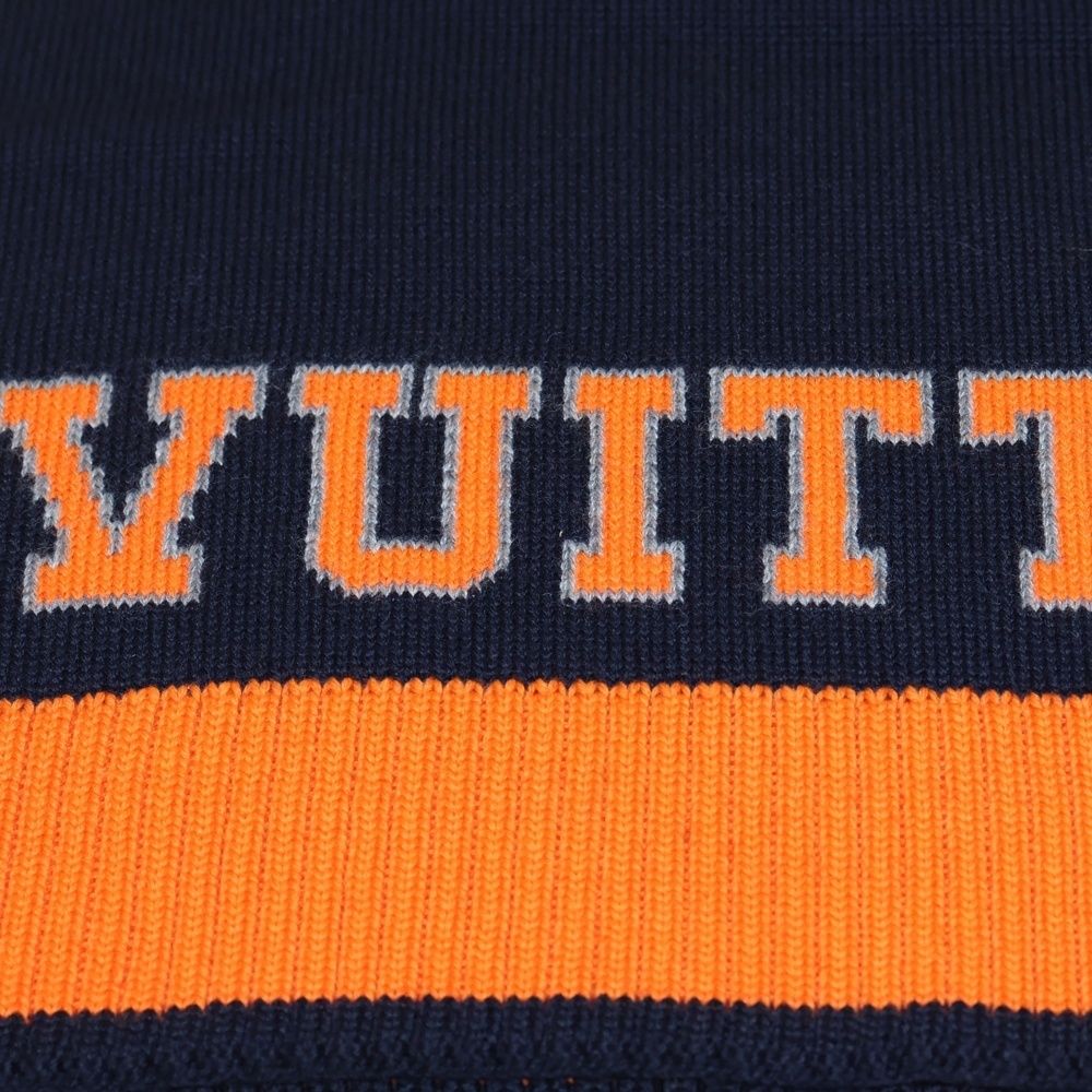 LOUIS VUITTON (ルイヴィトン) エシャルプ ルイ マフラー ロゴ ウール