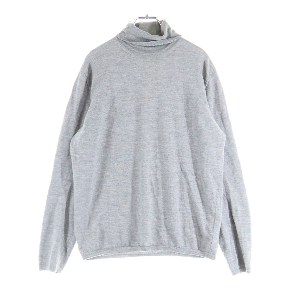 Cruciani クルチアーニ タートルネック ニット 50 グレー イタリア製 CRUCIANI クルチアーニ ニット タートルネック ハイゲージ 14ゲージ
