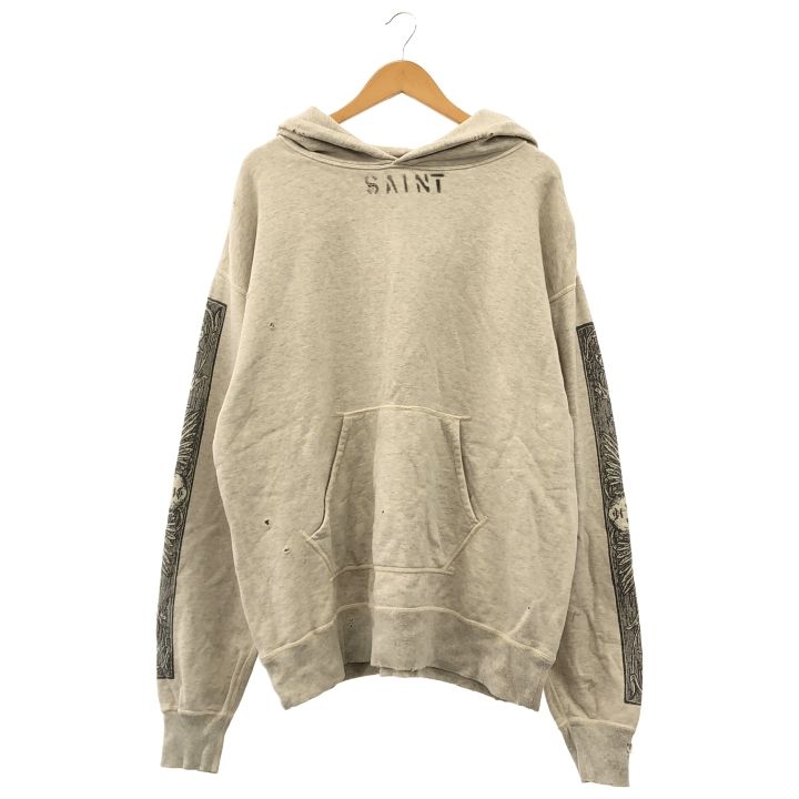 SAINT Mxxxxxx セントマイケル SM-YS 1-0000-027 クルーネックスウェット メンズ グレー XXL