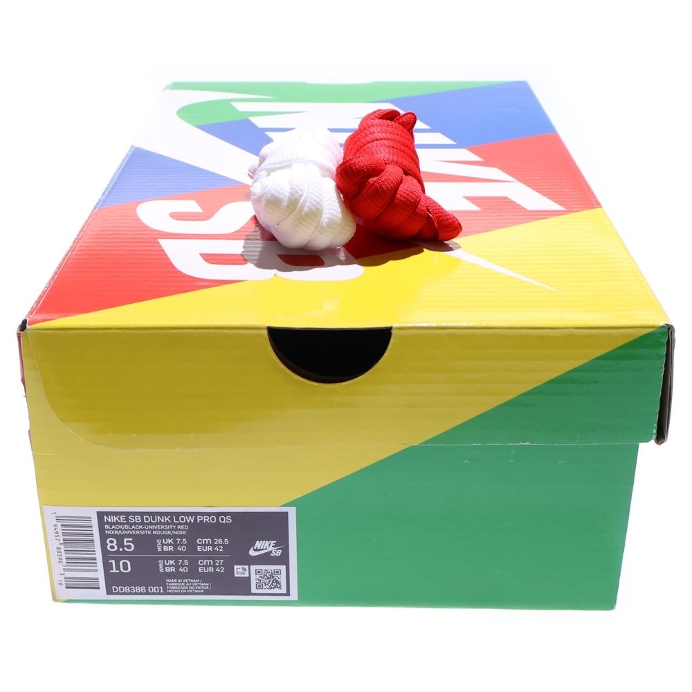 NIKE SB ナイキエスビー ×Wasted Youth DUNK LOW PRO QS ウェイステッドユース ダンク ローカットスニーカー ブラック US 8.5 26.5 cm DD 8386-001