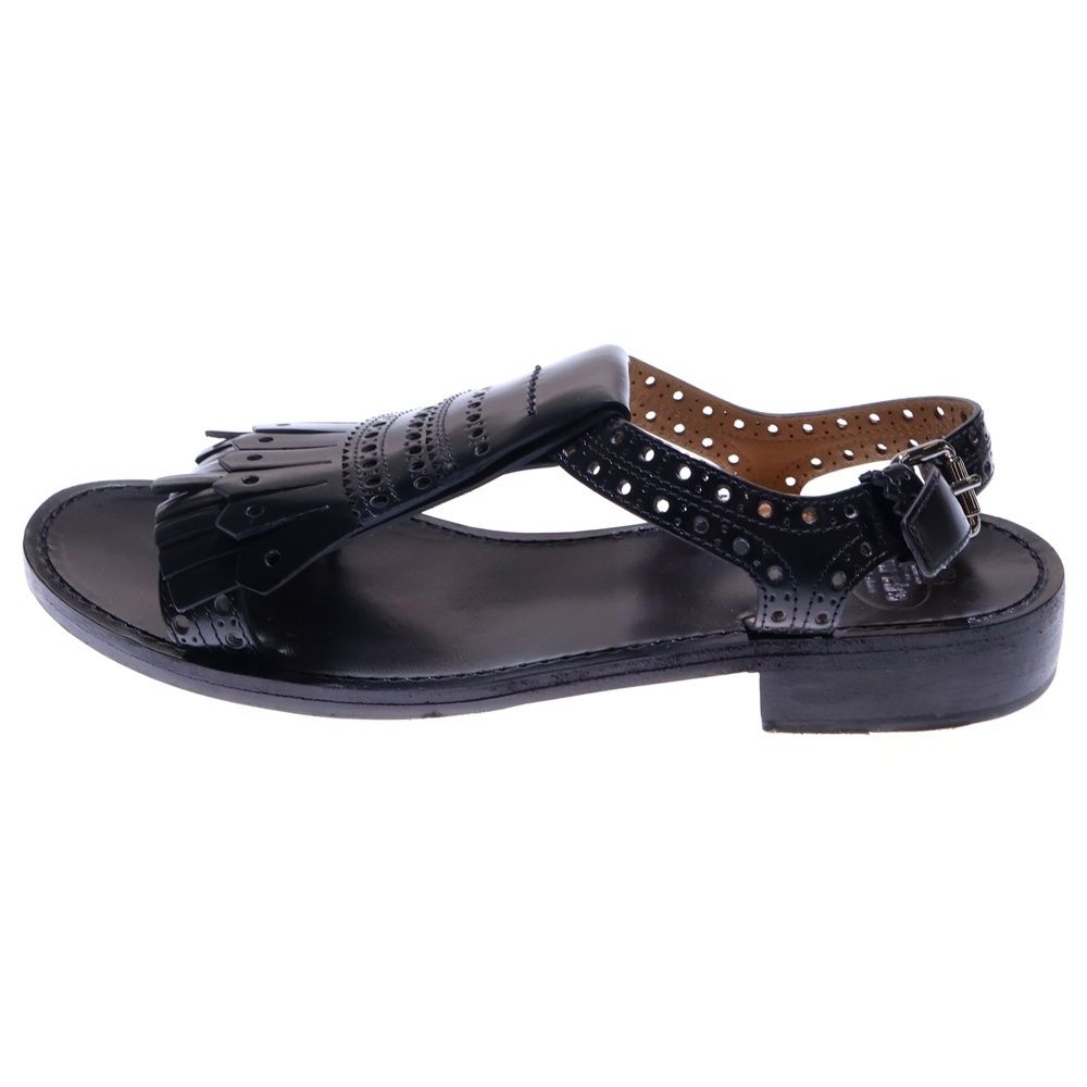 Church s チャーチ ROCHELLE ラロシェル タッセル レザーサンダル シューズ レディース ブラック DX0011