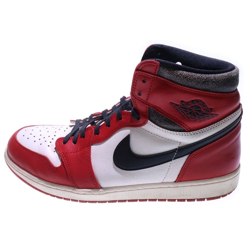 NIKE ナイキ AIR JORDAN 1 HIGH OG CHICAGO LOST - FOUND エアジョーダン1 シカゴ ロストアンドファウンド ハイカットスニーカー ホワイト レッド US12 30cm DZ5485-612