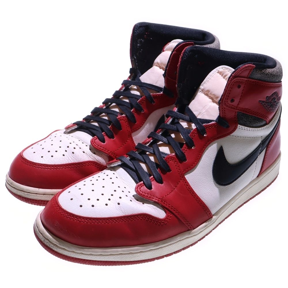 NIKE ナイキ AIR JORDAN 1 HIGH OG CHICAGO LOST - FOUND エアジョーダン1 シカゴ ロストアンドファウンド ハイカットスニーカー ホワイト レッド US 12 30 cm DZ 5485-612