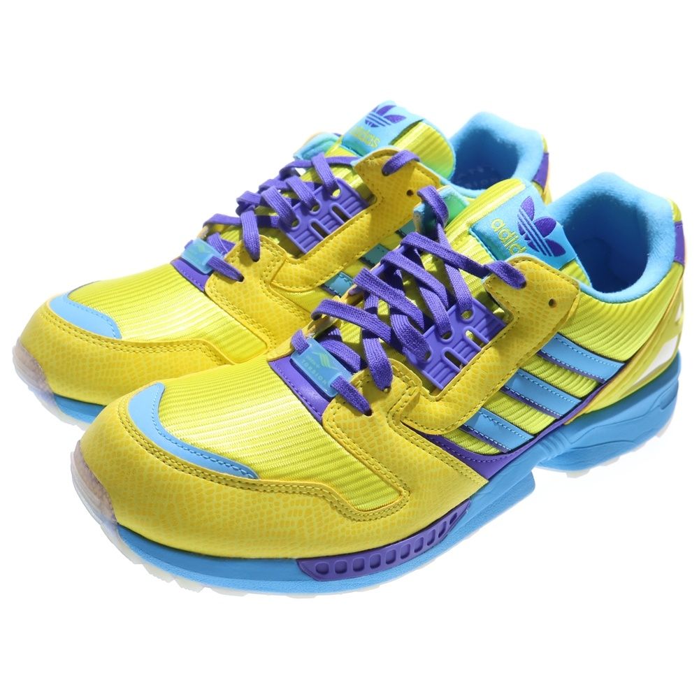 adidas アディダス ZX 8000 ATMOS G-SNK 10 URA ゼットエックス アトモス ウラ ローカットスニーカー イエロー ブルー US 12 30 cm JQ 2580