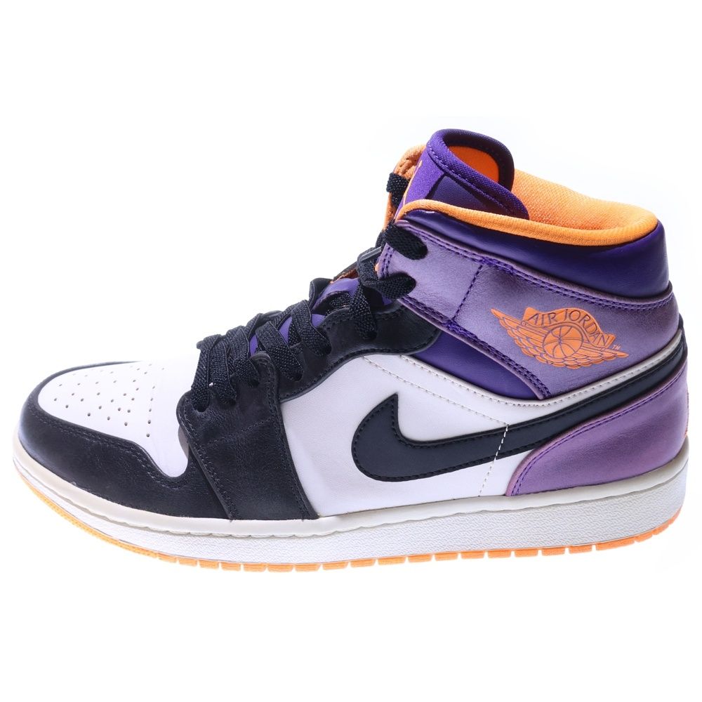 NIKE ナイキ 観賞用2012年製 AIR JORDAN 1 MID エアジョーダン1 フェニックスサンズ ミッドカットスニーカー US9.5 27.5cm ホワイト