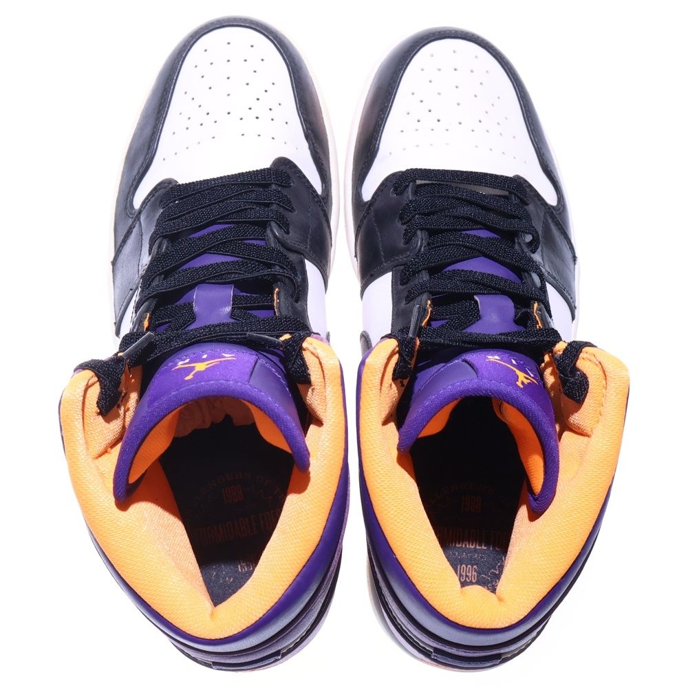  NIKE ナイキ 観賞用2012年製 AIR JORDAN 1 MID エアジョーダン1 フェニックスサンズ ミッドカットスニーカー US 9 5 27 cm ホワイト スニーカー 靴