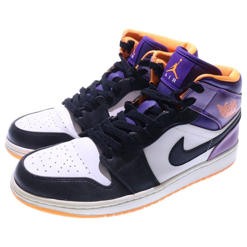 NIKE ナイキ 観賞用2012年製 AIR JORDAN 1 MID エアジョーダン1 フェニックスサンズ ミッドカットスニーカー US 9.5 27.5 cm ホワイト
