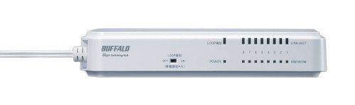 BUFFALO レイヤー2 ノンインテリジェントスイッチ 8ポート BS-G2108UR-TP