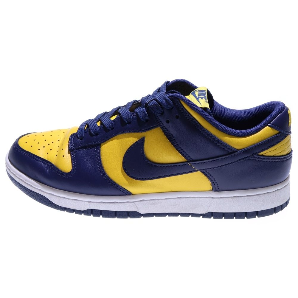 NIKE ナイキ DUNK LOW RETRO Michigan ダンク ミシガン ローカットスニーカー イエロー ネイビー US10 28cm DD1391-700