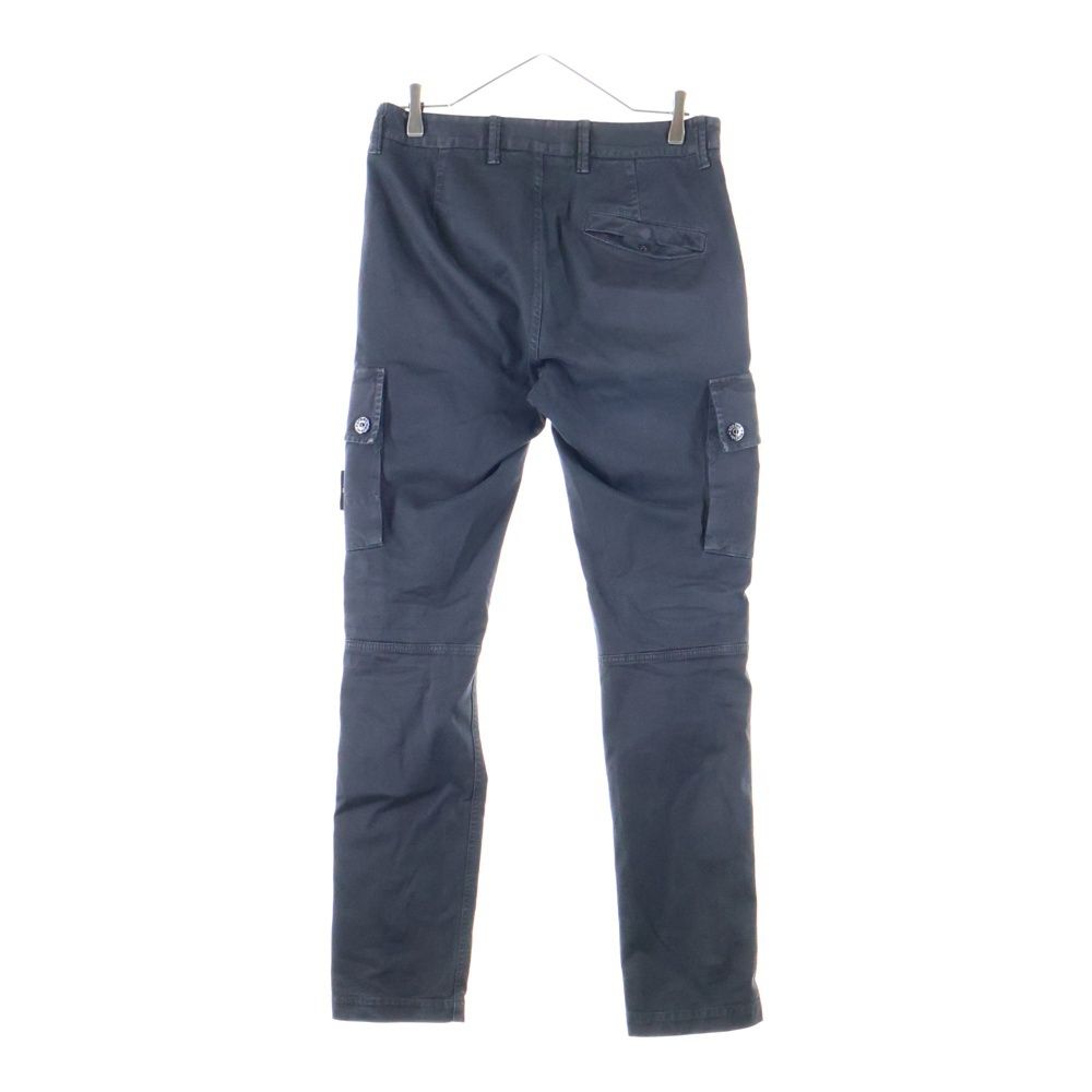 STONE ISLAND ストーンアイランド STRETCH BROKEN TWILL ORGANIC COTTON OLD EFFECT ストレッチブロークン カーゴパンツ ブラック