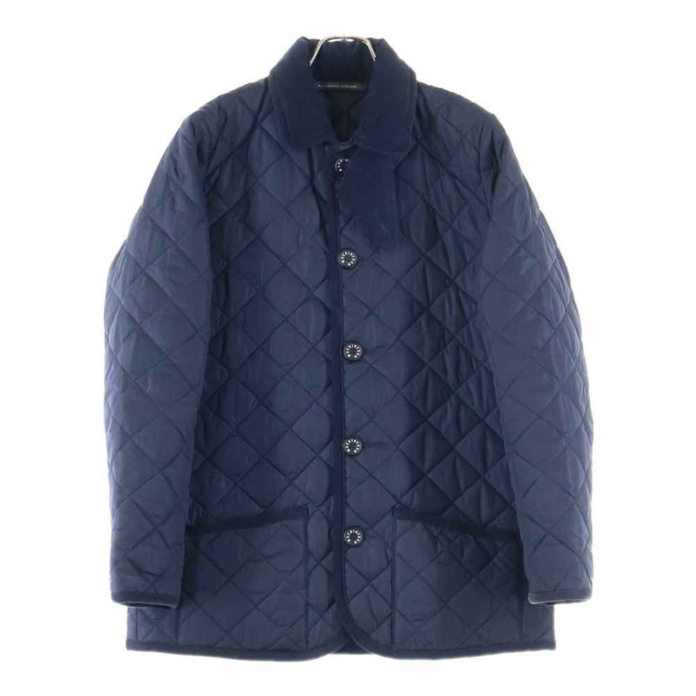 MACKINTOSH マッキントッシュ ナイロンキルティングコート コーデュロイ ネイビー