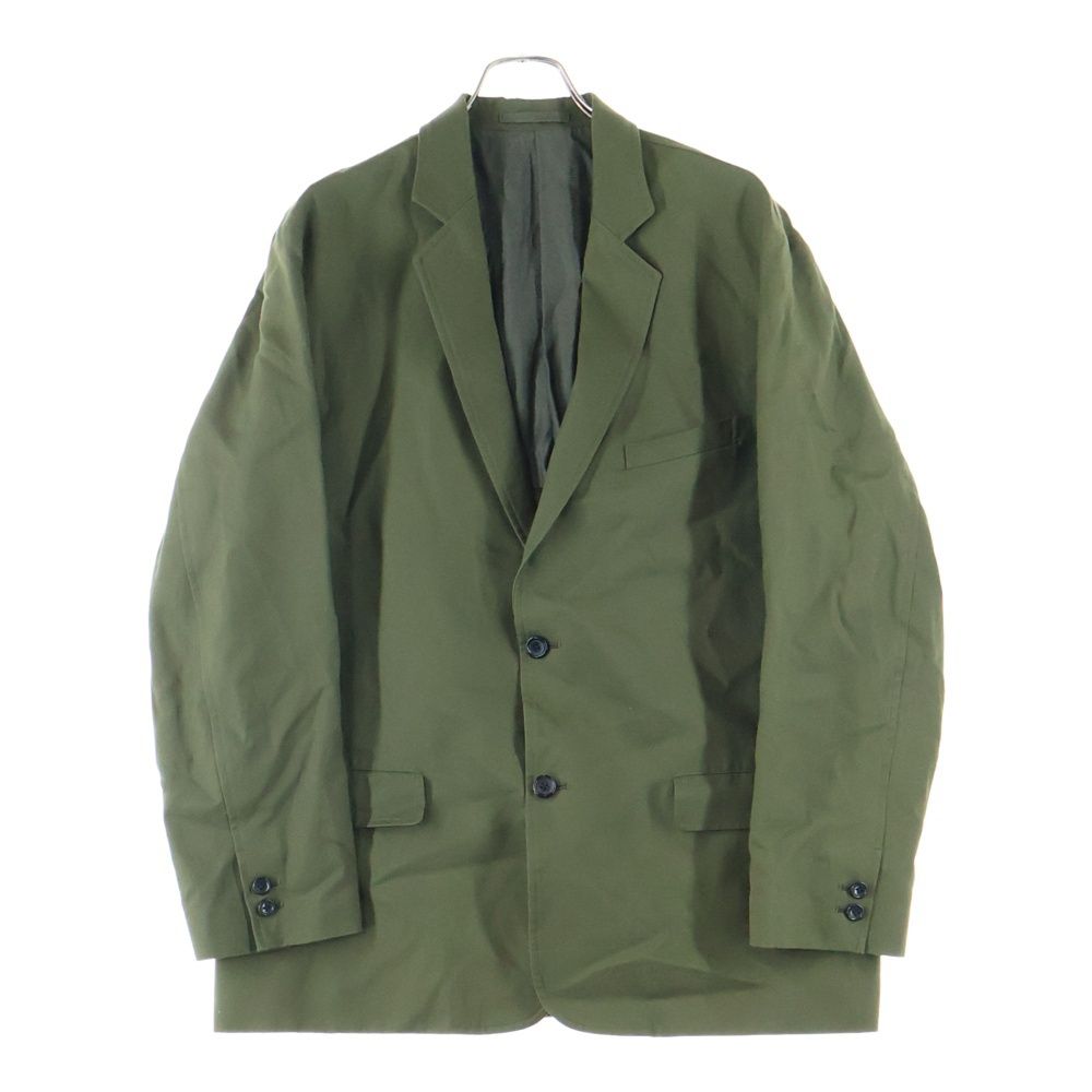 Graphpaper グラフペーパー Suvin Double Weave Jacket スビン ダブルウェーブ テーラードジャケット カーキ GM233-20087B