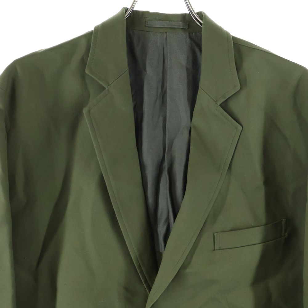 Graphpaper グラフペーパー Suvin Double Weave Jacket スビン ダブルウェーブ テーラードジャケット カーキ GM233-20087B KANDAIZUMI_COM