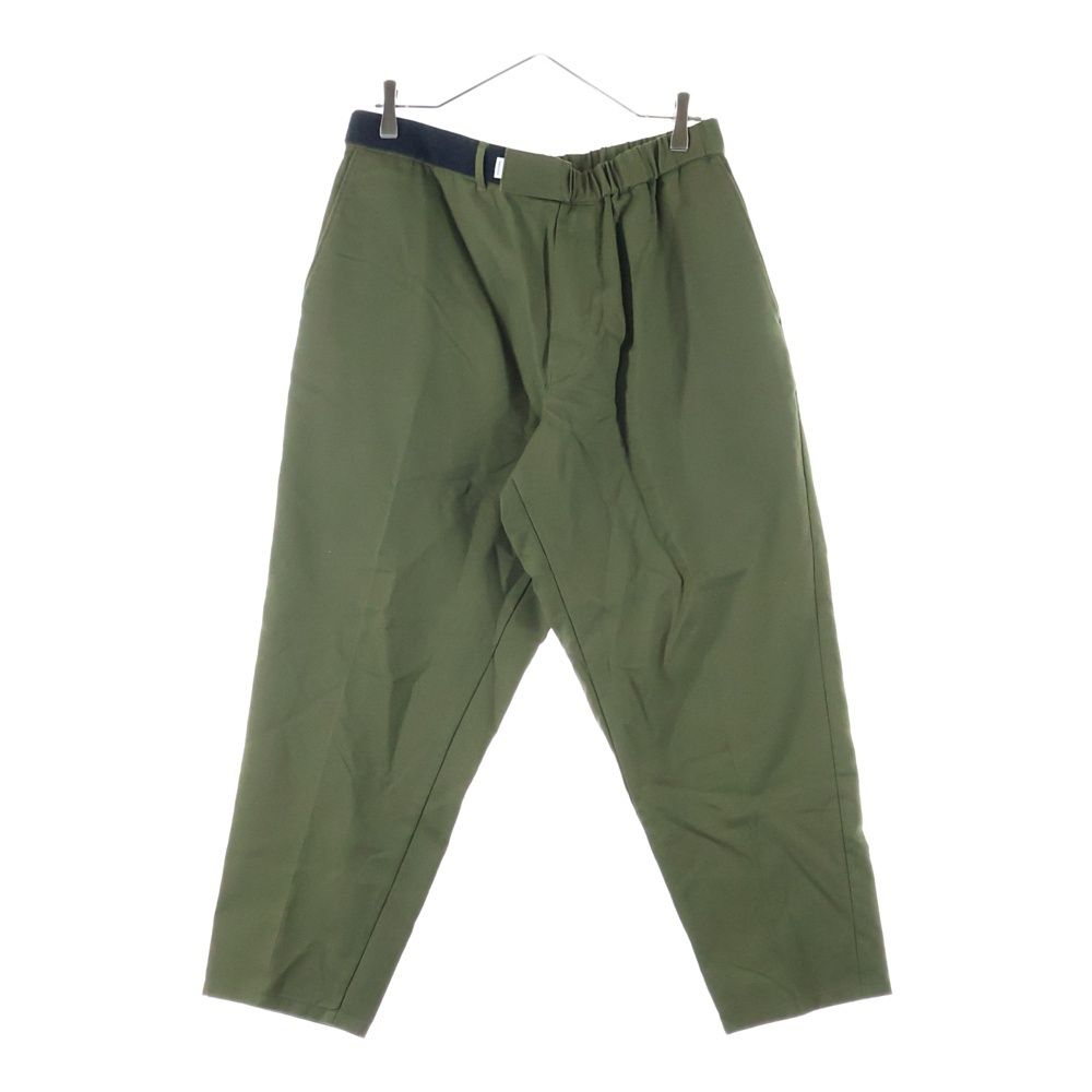 Graphpaper グラフペーパー Suvin Double Weave Chef Pants スビンダブルウィーブシェフパンツ カーキ GM233-40089B