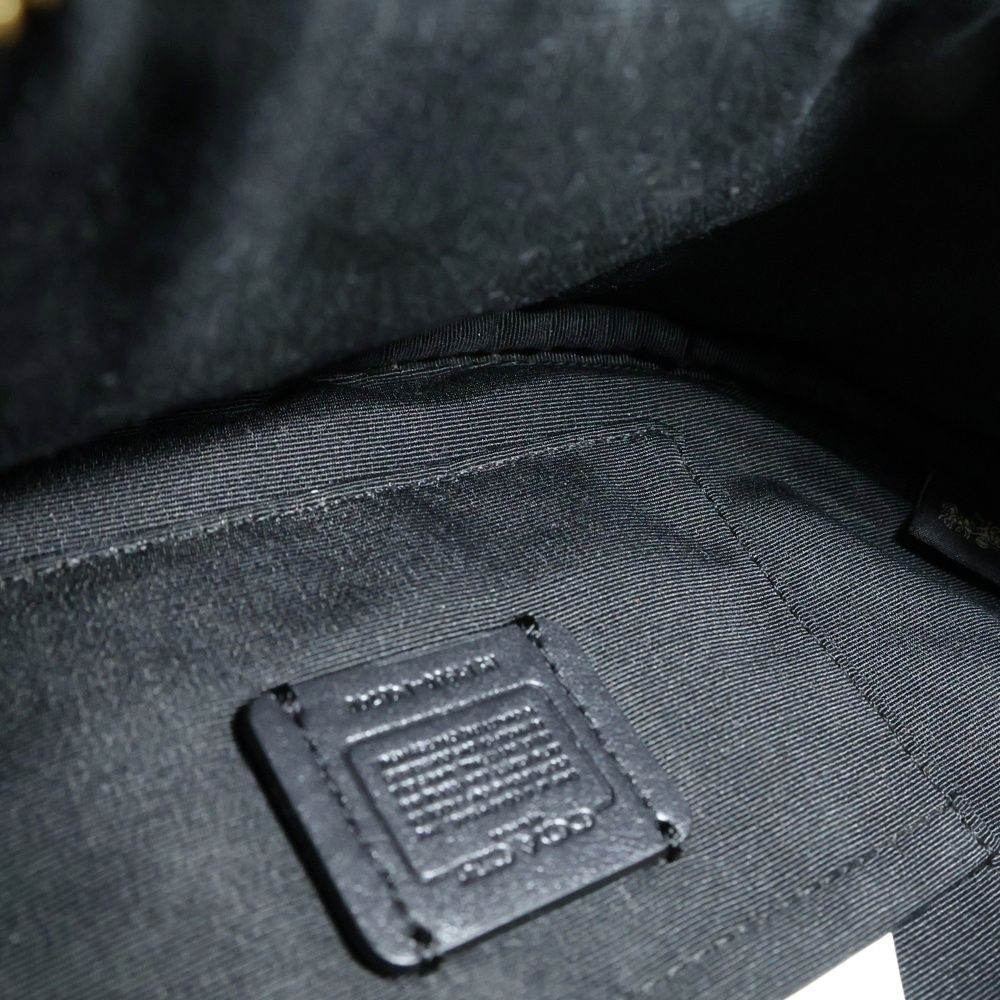 COACH コーチ シグネチャーロゴ レザーボディバッグ ウエストバッグ ブラウン F48740 DECORATOM_COM_BR