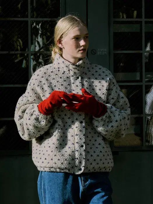 FRITUR フリーター ドット フリース ジャケット