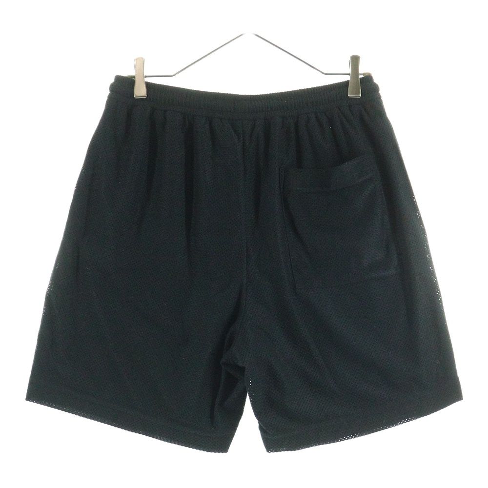 WTAPS ダブルタップス 24 SS WUS 02 SHORTS POLY. ERA ロゴプリント メッシュ ハーフパンツ ブラック 241 ATDT-CSM 37