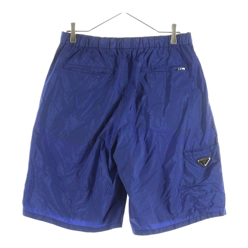 PRADA プラダ RE-NYLON三角プレートハーフパンツ ネイビー SPH 153 S 212 1 WQ 9