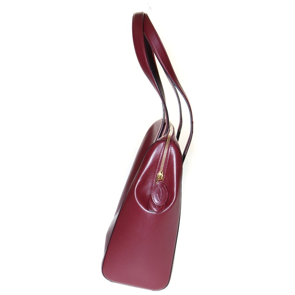 Cartier (カルティエ) マストライン ハンドバッグ トートバッグ レッド