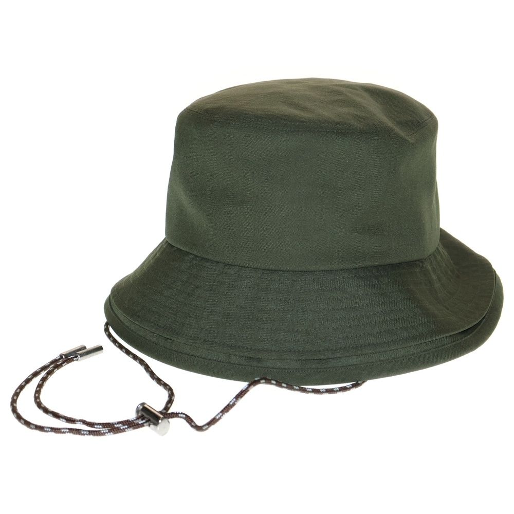 SACAI バケットハット カーキ サイズ3 Sacai (サカイ) Double Brim Hat ダブルブリム バケットハット 帽子