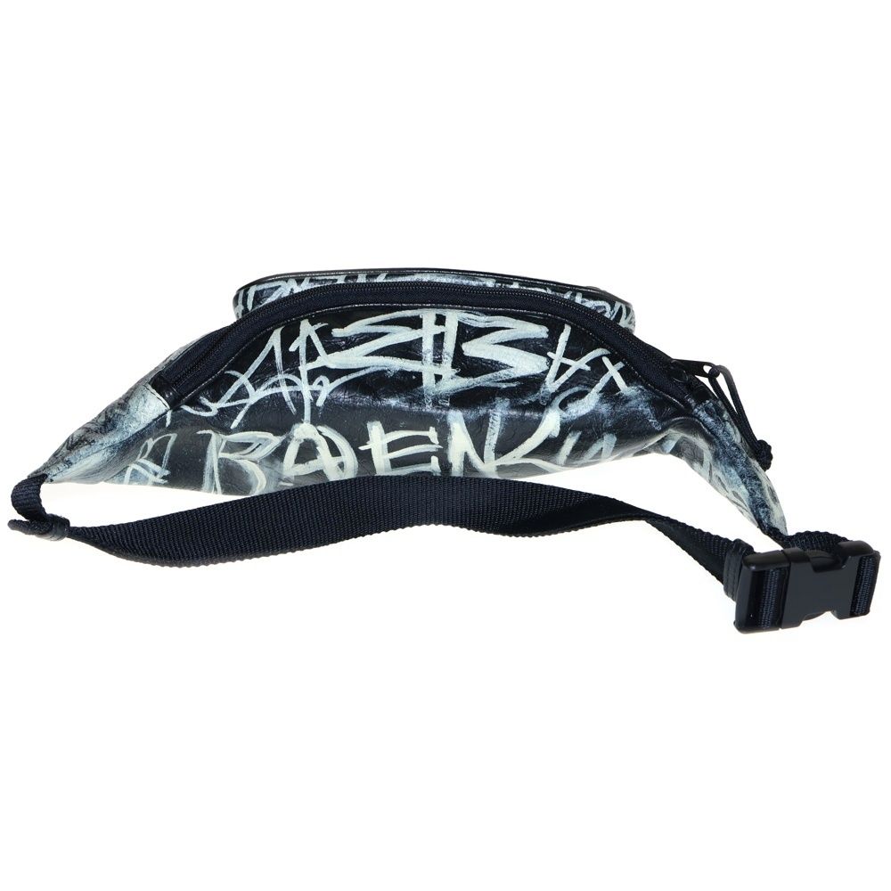 BALENCIAGA バレンシアガ EXPLORER Belt Bag Graffiti エクスプローラーベルトバッグ グラフィティ ブラック 529550210L51090