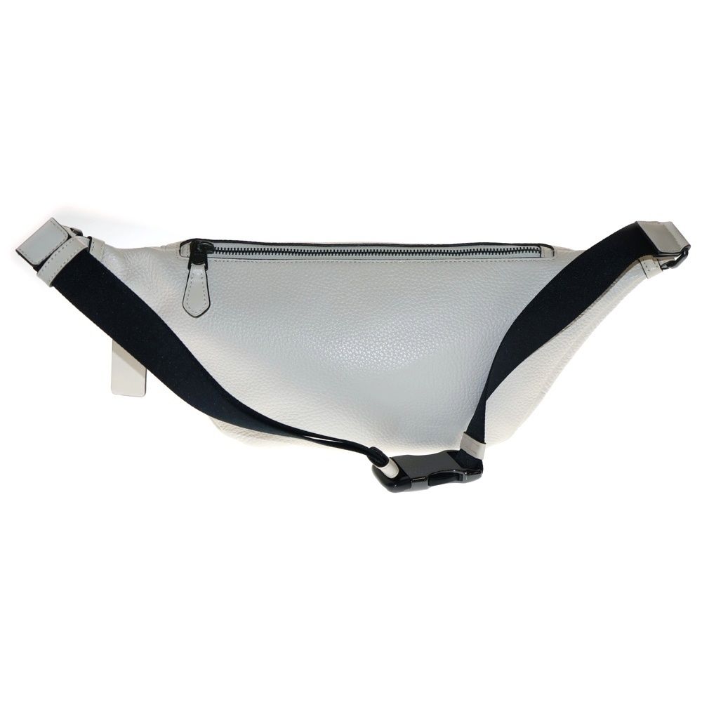 COACH コーチ ホールアンドキャリッジロゴ レザー ショルダーバッグ アイボリー B2257-C4137