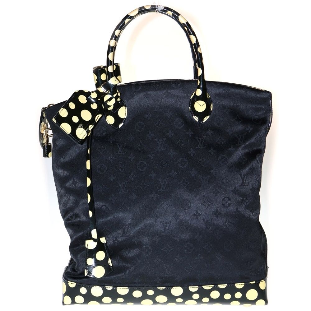 LOUIS VUITTON ルイヴィトン モノグラム ドット インフィニティ ロックイットMM ハンド トートバッグ ブラック M40682 FO2122