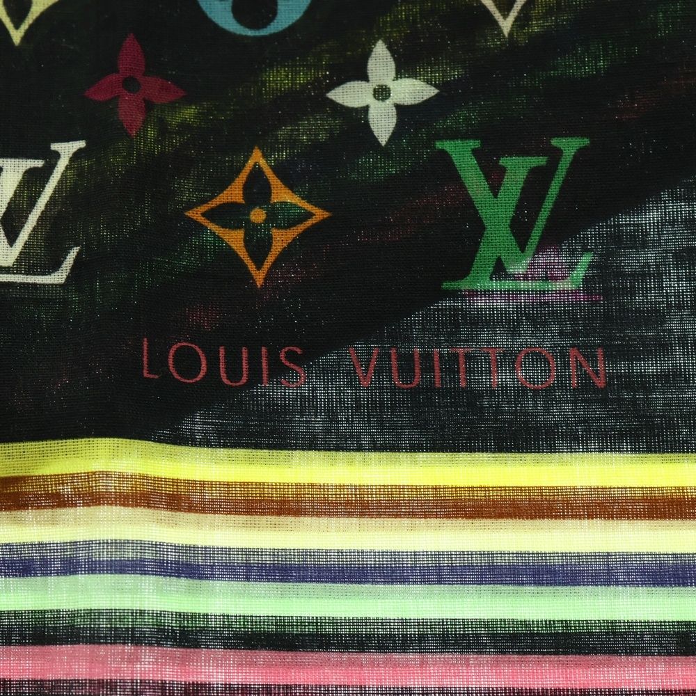 LOUIS VUITTON (ルイヴィトン) モノグラム マルチカラー ミニ スカーフ