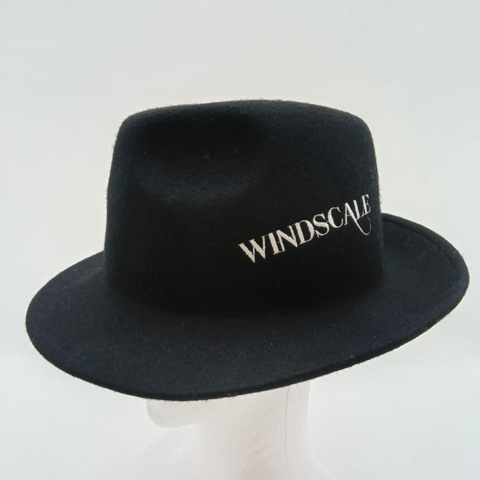 ウィンドスケール 仮面ライダーW 左翔太郎ハット ウールHAT フエルト 刺繍 黒 ブラック 58 cm HB 327-2