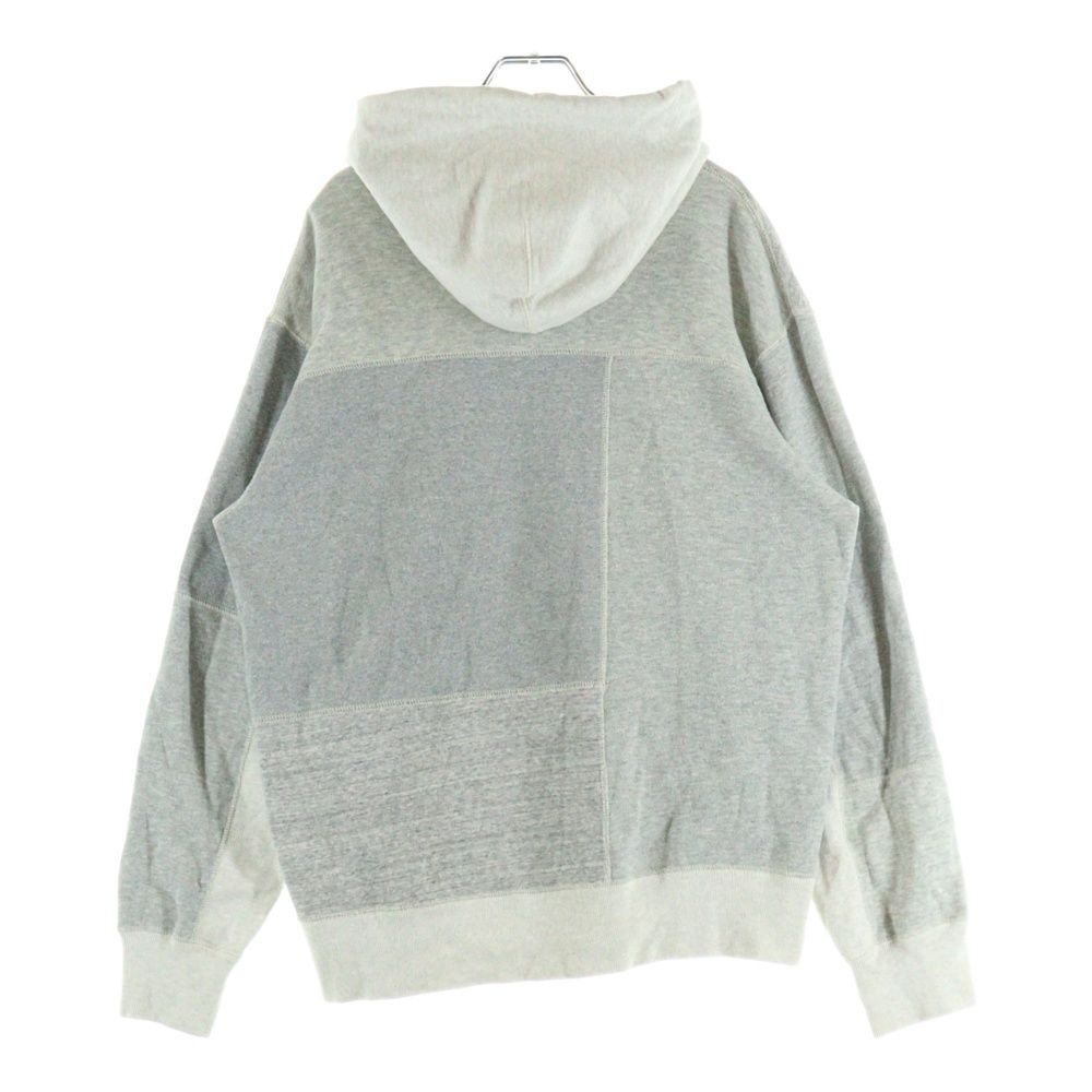 COMME des GARCONS HOMME コムデギャルソンオム 20 AW Patchwork Zip Hoodie HF-T 008 パッチワークジップパーカー グレー レディース